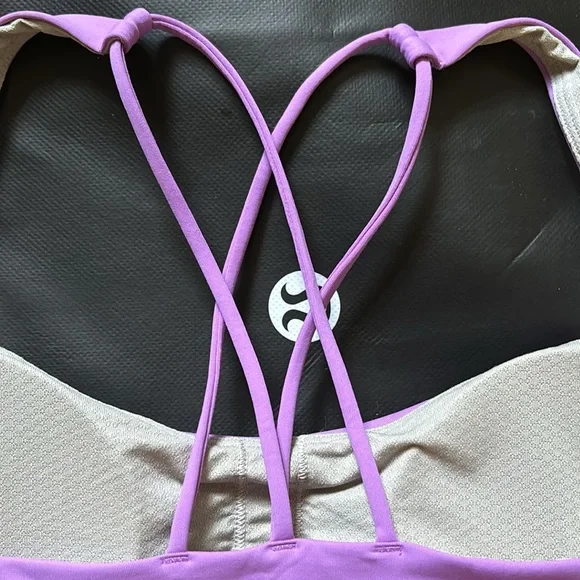 LULULEMON FREE TO BE BRA IN PURPLE BLOSSOM 🌸 SZ 12 NWT RARE!